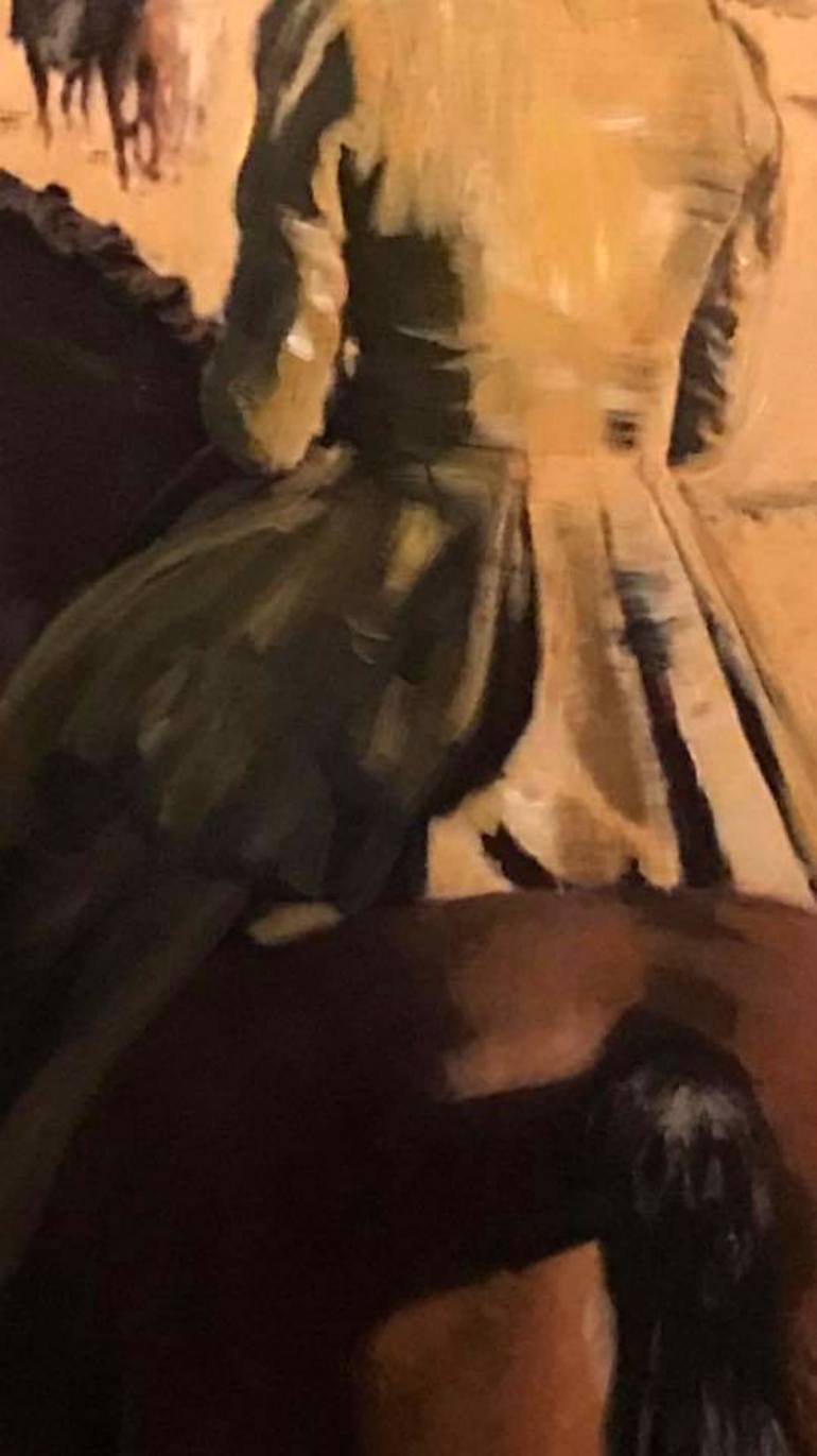 Original Figurative Horse Painting by William Oxer