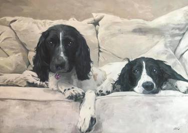 Original Dogs Paintings by William Oxer FRSA
