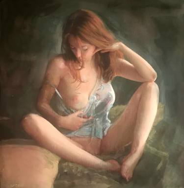 Original Figurative Nude Paintings by William Oxer