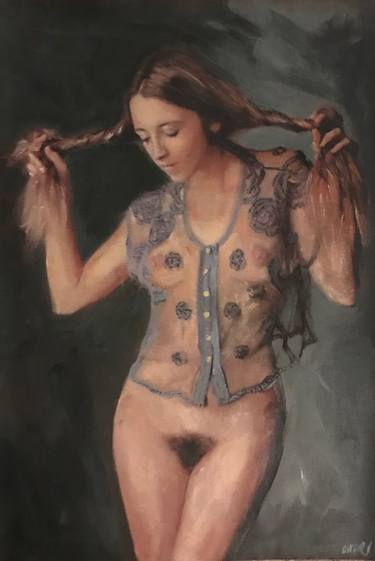 Original Figurative Nude Paintings by William Oxer FRSA