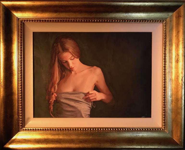 Original Figurative Women Painting by William Oxer