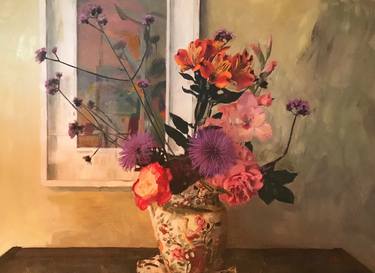 Print of Figurative Floral Paintings by William Oxer FRSA