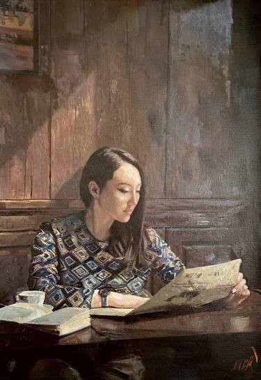 Print of Figurative Interiors Paintings by William Oxer FRSA