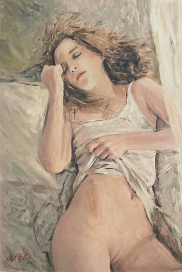 Original Figurative Nude Paintings by William Oxer Frsa