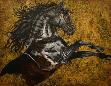 Original Horse Paintings by Saeid Gholibeik