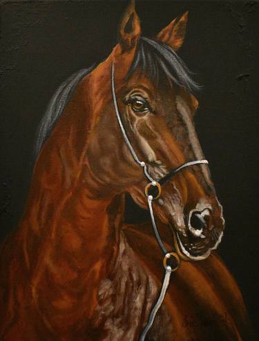 Original Realism Horse Paintings by Saeid Gholibeik