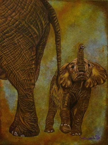 Print of Animal Paintings by Saeid Gholibeik