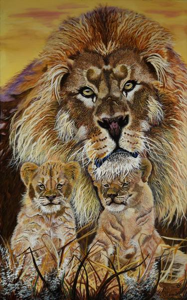 Original Realism Animal Paintings by Saeid Gholibeik