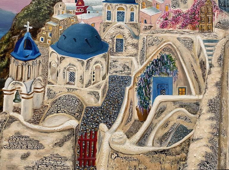 Original Figurative Landscape Painting by Saeid Gholibeik
