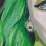 Nea. A young woman with green hair. She dreams of a career as a singer in her own band. I hope she will succeed one time.