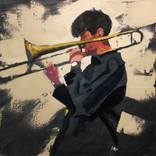 Trombonist by Daniil Mikhailov