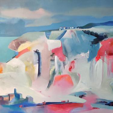 Original Abstract Landscape Paintings by cinzia battistel