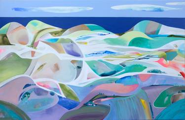 Original Abstract Landscape Paintings by Cinzia Battistel