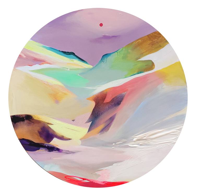 Original Abstract Expressionism Abstract Paintings by Cinzia Battistel