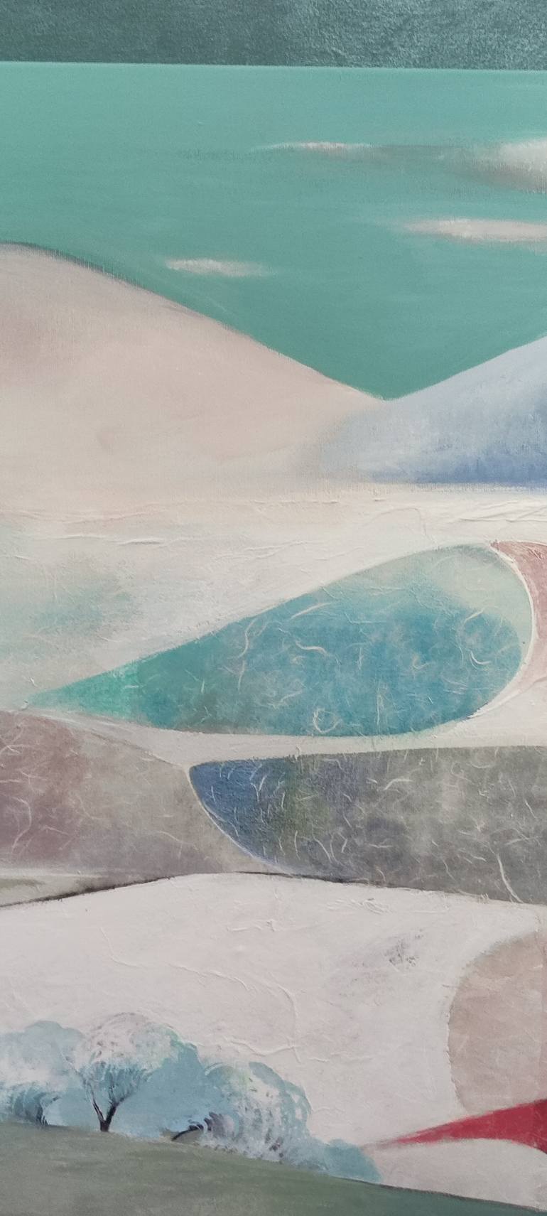 Original Minimalism Abstract Painting by Cinzia Battistel