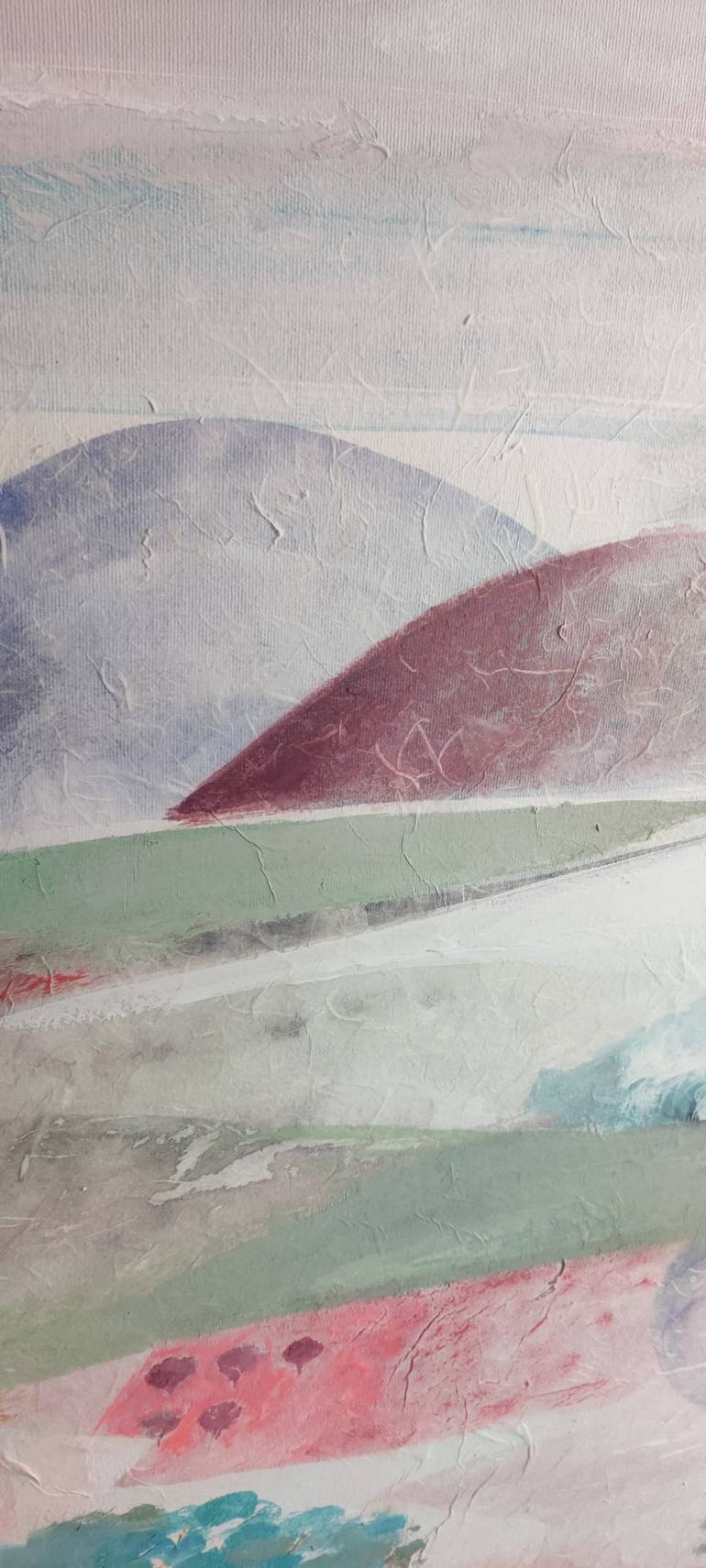 Original Minimalism Abstract Painting by Cinzia Battistel