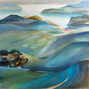 Print of Landscape Paintings by cinzia battistel