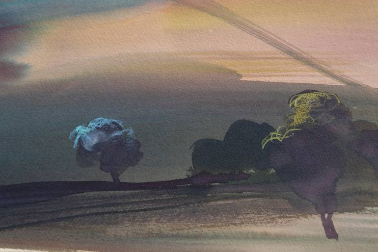Original Abstract Landscape Painting by Cinzia Battistel