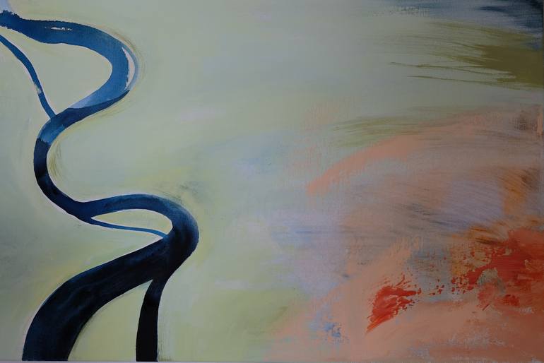 Original Abstract Landscape Painting by Cinzia Battistel