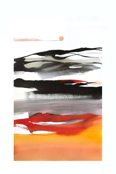 Print of Abstract Expressionism Abstract Paintings by cinzia battistel