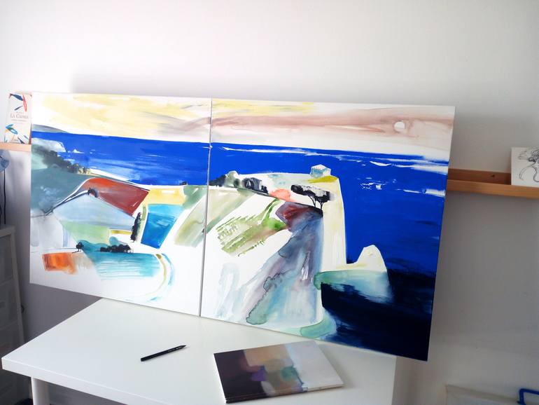 Original Figurative Abstract Painting by Cinzia Battistel