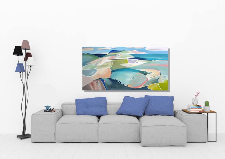 Original Illustration Abstract Painting by Cinzia Battistel