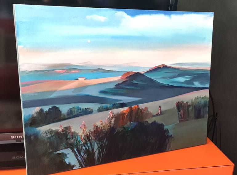 Original Figurative Landscape Painting by Cinzia Battistel