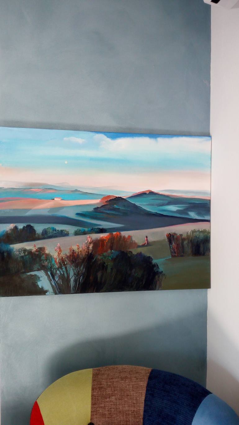 Original Figurative Landscape Painting by Cinzia Battistel