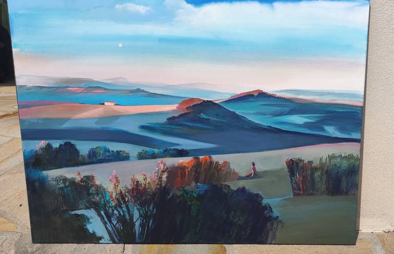 Original Figurative Landscape Painting by Cinzia Battistel