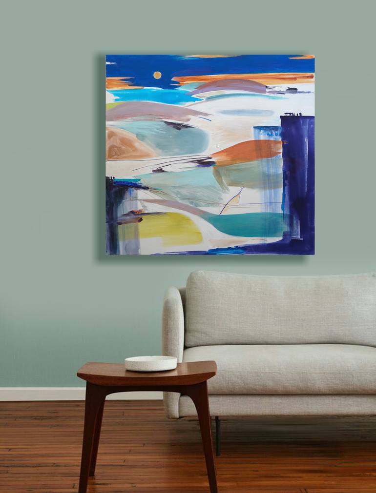 Original Abstract Expressionism Abstract Painting by Cinzia Battistel