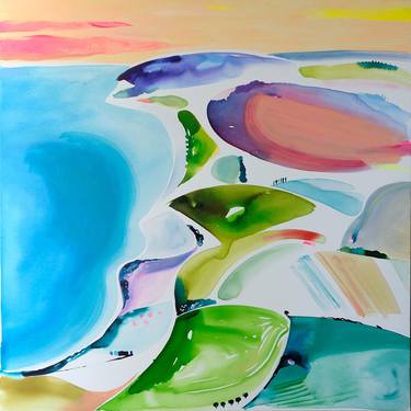 Print of Abstract Landscape Paintings by cinzia battistel