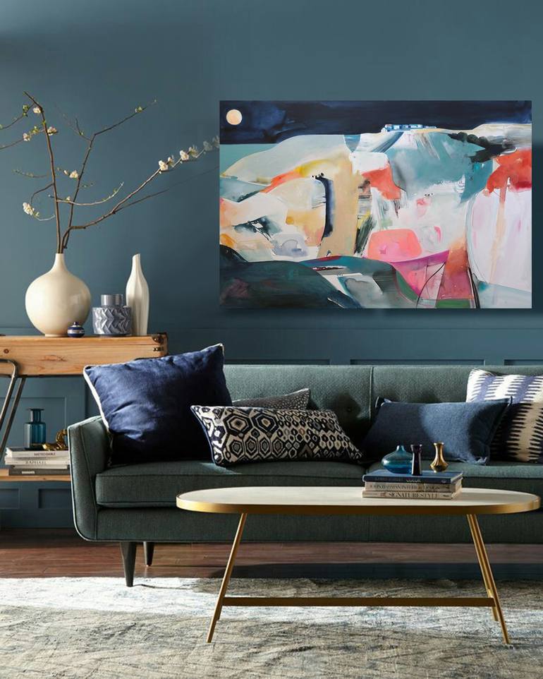 Original Figurative Abstract Painting by Cinzia Battistel