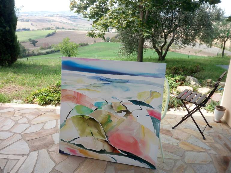 Original Landscape Painting by cinzia battistel