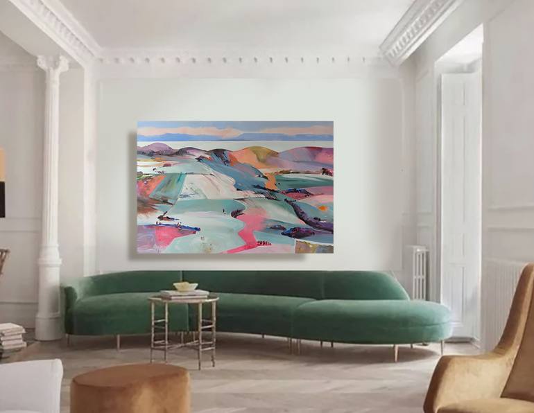 Original Abstract Painting by cinzia battistel