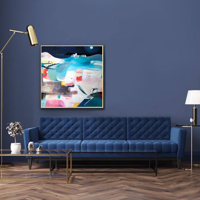 Original Contemporary Abstract Painting by Cinzia Battistel