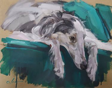 Russian greyhound, "Aristocrats" series. thumb