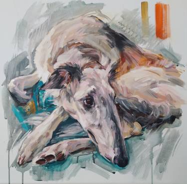 Original Figurative Animal Paintings by Olga Ivanenko