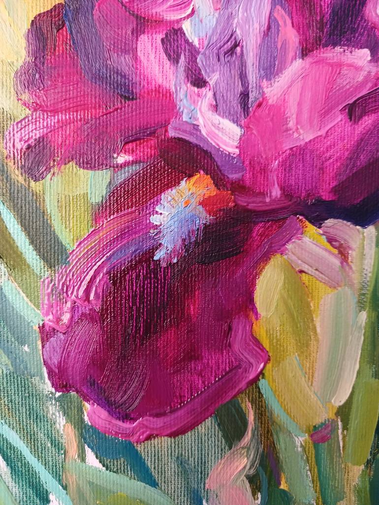 Original Contemporary Floral Painting by Olga Ivanenko