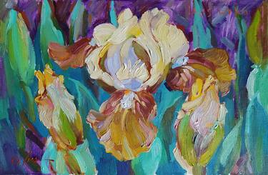 Original Contemporary Floral Paintings by Olga Ivanenko