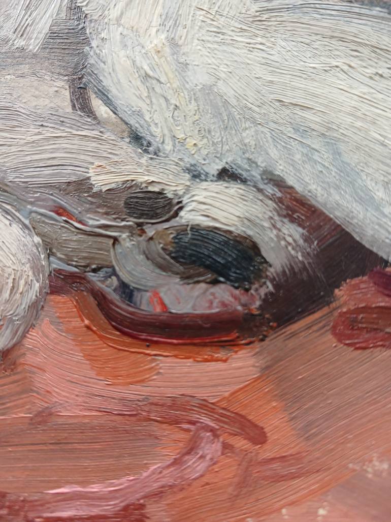 Original Realism Dogs Painting by Olga Ivanenko