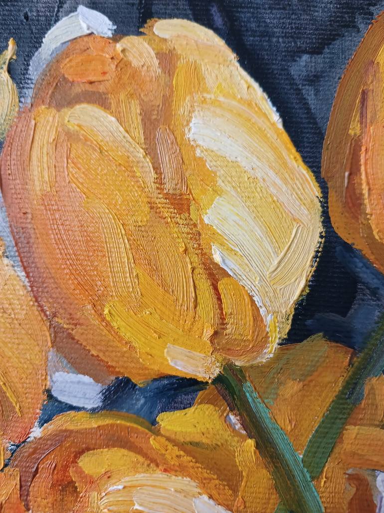 Original Realism Floral Painting by Olga Ivanenko