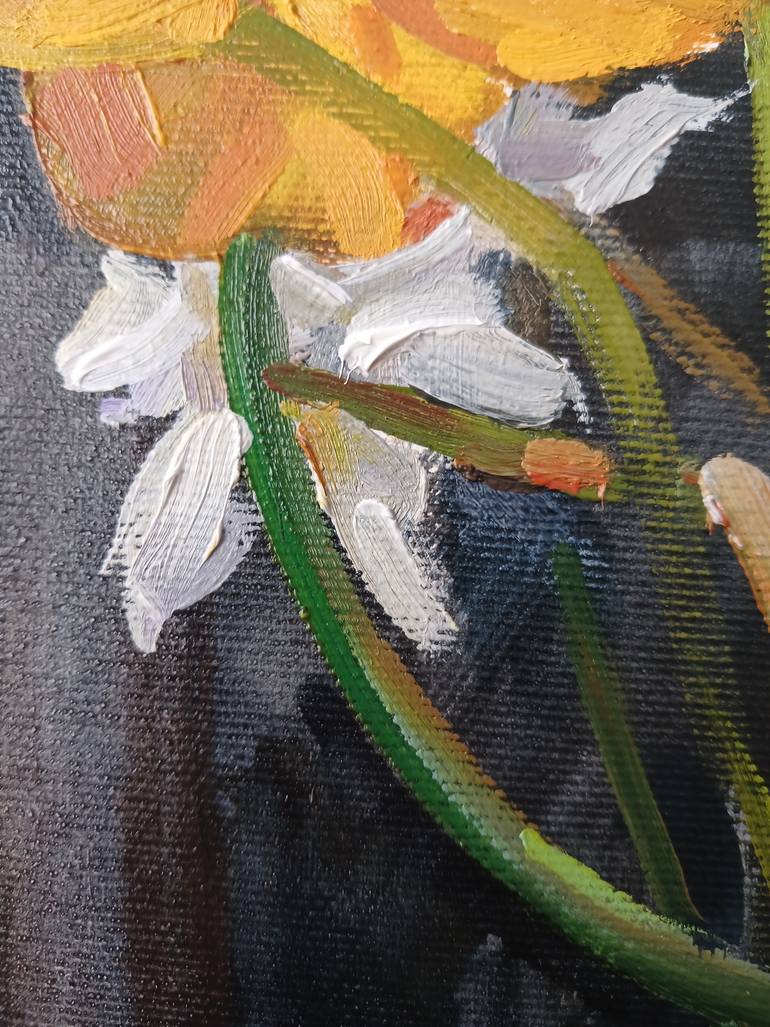 Original Realism Floral Painting by Olga Ivanenko