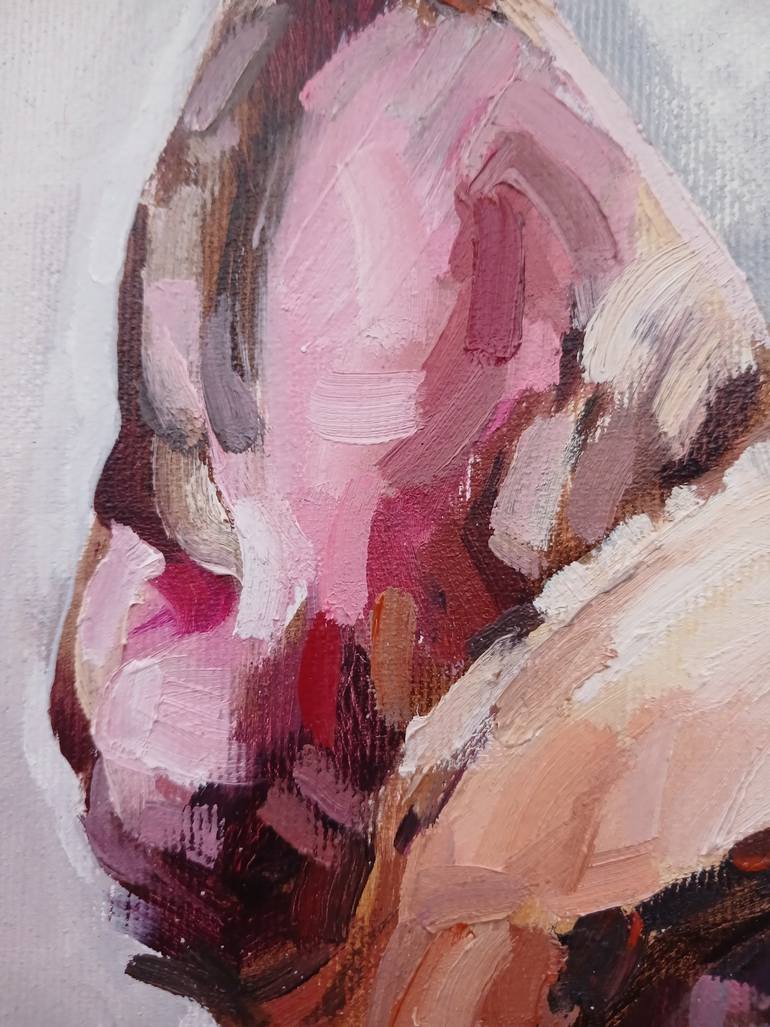 Original Realism Dogs Painting by Olga Ivanenko