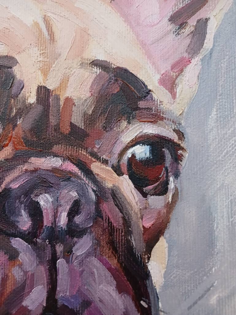 Original Realism Dogs Painting by Olga Ivanenko