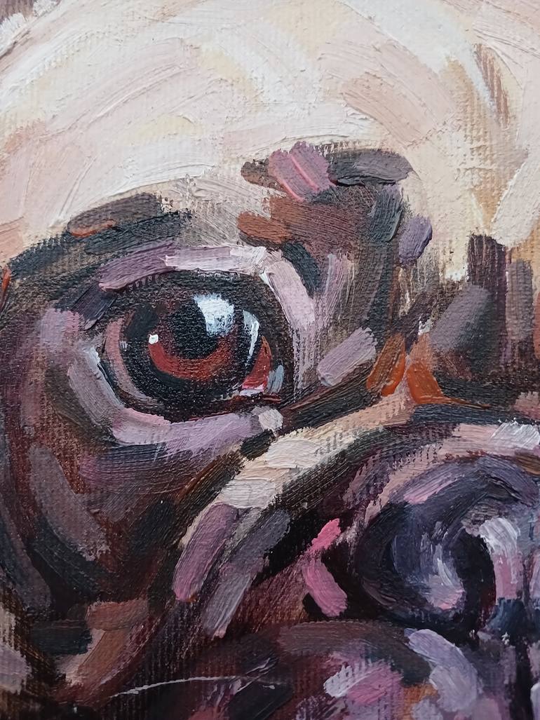 Original Realism Dogs Painting by Olga Ivanenko