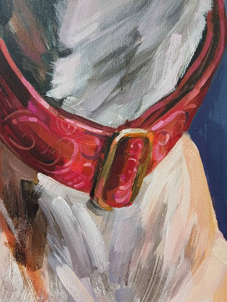 Original Impressionism Dogs Painting by Olga Ivanenko