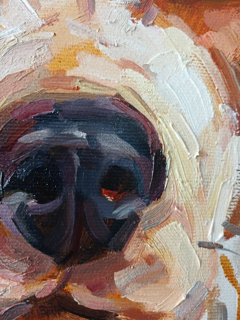 Original Impressionism Dogs Painting by Olga Ivanenko