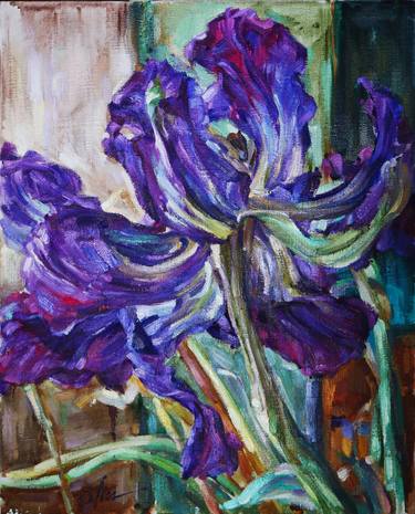 Original Floral Paintings by Olga Ivanenko