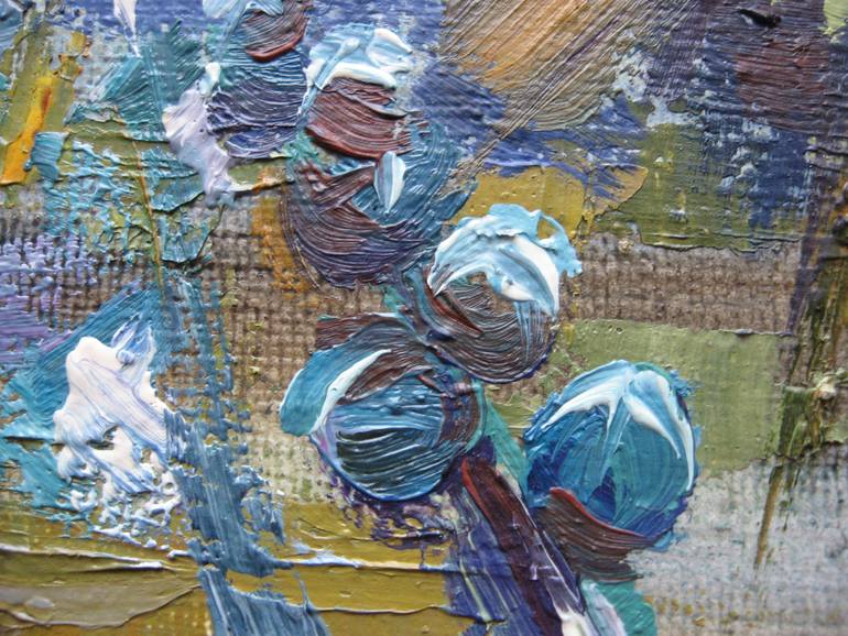 Original Impressionism Floral Painting by Olga Ivanenko