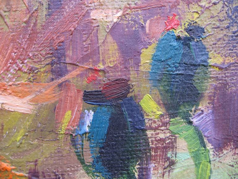 Original Impressionism Floral Painting by Olga Ivanenko